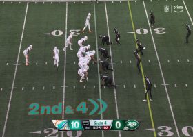 Waddle secures 13-yard catch with one hand at first
