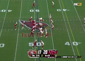 Murray's laser to Harrison Jr. gets Cardinals down to 49ers' 34-yard line