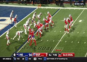 Josh Allen's 26th TD pass of 2024 trims Patriots' lead to 14-13