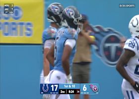 Ayomanor makes impressive 11-yard high-point snag