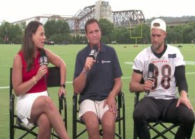 Mike Gesicki talks with Baldinger, Condon on what made him sign with Bengals | 'Inside Training Camp Live'