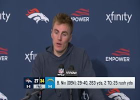 Bo Nix reacts to Week 16 loss to Chargers