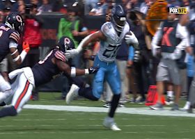 Tony Pollard breaks pair of Bears tackles on 14-yard burst