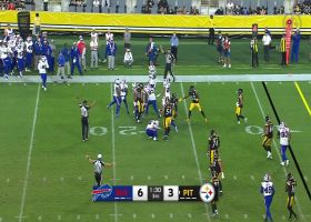 Bills' defense not fooled by Fields' play action for HUGE fourth-down stop