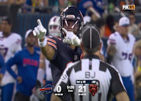 Tyson Bagent couldn't be more precise on 23-yard touch pass to Samori Toure