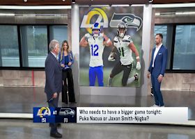 Who needs to have a bigger game tonight: Puka Nacua or Jaxon Smith-Njigba? | 'NFL Game Day Morning