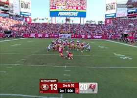 Eddy Piñeiro drills third FG of day to cut Bucs’ lead to 20-16
