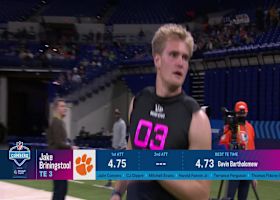 Jake Briningstool runs official 4.75-second 40-yard dash at 2025 combine