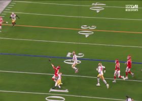 Chase Young's QB pressure induces intentional-grounding penalty by Mahomes