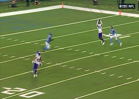 Jeshaun Jones goes up for 18-yard post-route reception