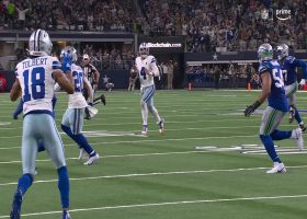 Prescott SOMEHOW shrugs off surefire sack with 17-yard completion to Tolbert