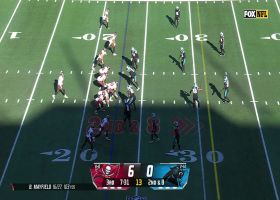 Time runs out for Baker Mayfield as Derrick Brown swallows him up for a sack