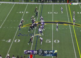 Broderick Washington engulfs Herbert for DT's second sack of '23