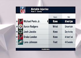 Ian Rapoport breaks down latest NFL injuries | 'NFL GameDay Kickoff'