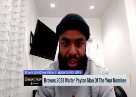 Browns LB Anthony Walker Jr. on being Walter Payton NFL Man of the Year nominee