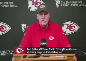 Andy Reid: 'I thought he (Xavier Worthy) did a nice job picking things up'