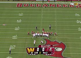 Chase McLaughlin's 56-yard field goal opens scoring in Commanders-Bucs game