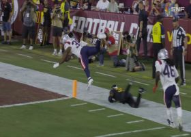 Can't-Miss Play: Maye's TD pass to Harris ends with epic Superman dive