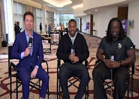 WR Justin Jefferson, LB Brian Asamoah II react on 'The Insiders' to being able to play flag football at 2028 Olympic Games