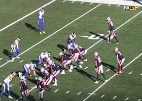 Drake Maye's 10-yard TD dart to Bourne opens scoring in Rams-Patriots matchup