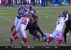 Bobby Okereke punches the ball loose causing Commanders' fourth turnover of the day