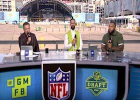 Titans DT Jeffery Simmons joins 'GMFB' and reacts to WR Carnell Tate, EDGE Keldric Faulk drafted in first round