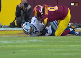 Cooper Rush's TD dart to Tolbert ties Cowboys-Commanders game in third quarter