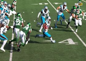 Trevor Etienne opens the second half with a 45-yard kick return vs. Jets