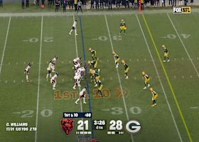 Caleb Williams' 27-yard completion to Luther Burden III gets Bears into Packers' territory