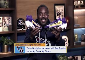 Xavier Woods, accomplished artist Catherine Benita, and mother join 'GMFB' to showcase work for My Cause My Cleats