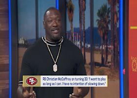 3-time Super Bowl Champion LeGarrete Blount reacts to 49ers RB Christian McCaffrey's mindset on turning 30 | 'GMFB'