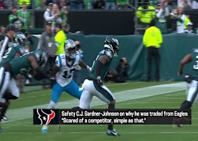 Battista, Garafolo detail C.J. Gardner-Johnson's quote after Eagles trade him to Texans