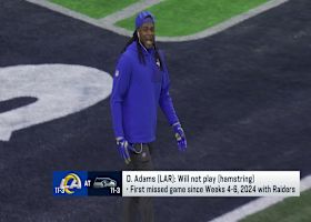 Davante Adams (hamstring) is inactive for 'TNF' vs. Seahawks | 'NFL GameDay Kickoff'