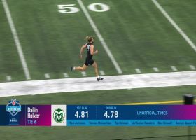 Dallin Holker runs official 4.78-second 40-yard dash at 2024 combine