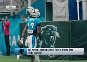 Rapoport: X-rays negative on Panthers WR Xavier Legette's foot | 'Inside Training Camp Live'