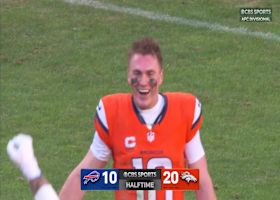 Wil Lutz's 50-yard FG boosts Broncos' lead to 20-10 entering halftime
