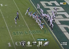 Tommy Eichenberg denies Bigsby's goal-line opportunity