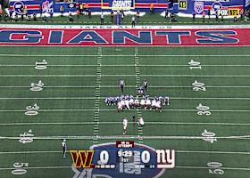 Jake Moody opens up scoring in the WAS-NYG game with a 46-yard FG