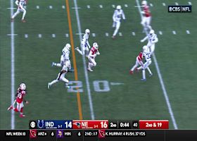 Maye dimes up Boutte for lengthy gain down to Colts' 11-yard line