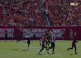 Spencer Rattler dots Juwan Johnson in-stride for a 26-yard gain