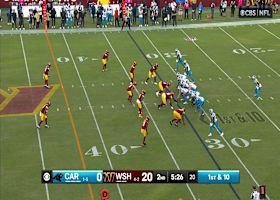 Ja'Tavion Sanders takes play-action pass for 15-yard gain