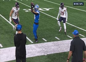 Amon-Ra St. Brown's toe-tap catch gets Lions to Bears' 35-yard line on first drive