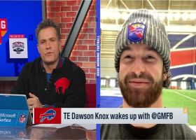 Dawson Knox wakes up with 'GMFB' and previews playoff matchup vs. Chiefs