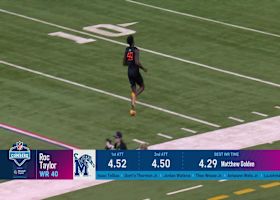 Roc Taylor runs official 4.49-second 40-yard dash at 2025 combine