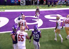 Jordan Mason goes untouched on 10-yard TD vs. Vikings