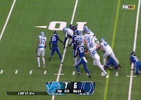 David Montgomery takes Colts to the weight room on powerful 13-yard burst