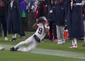 Drake Maye's 16-yard strike hits Boutte for a toe-tap spectacle