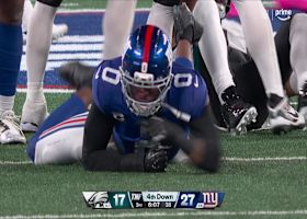 Brian Burns' second sack of night comes in third quarter vs. Jalen Hurts