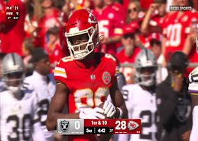 Mahomes dials launch codes to Thornton for 39-yard strike vs. Raiders