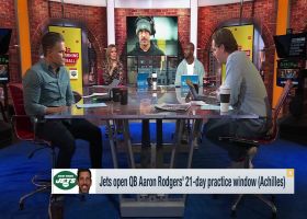 'GMFB' reacts to Jets opening QB Aaron Rodgers' (Achilles) 21-day practice window